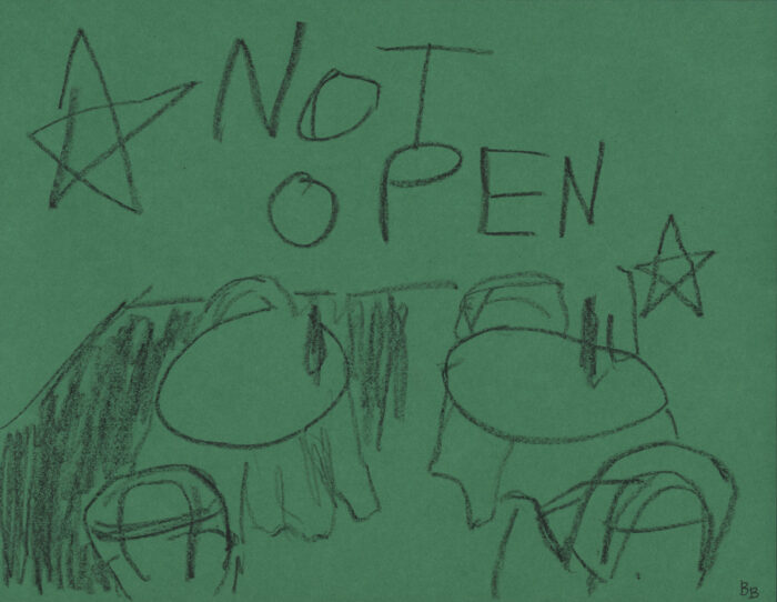 Not Open (8.5"x11")